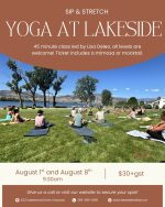 Sip & Stretch Yoga - August 1st